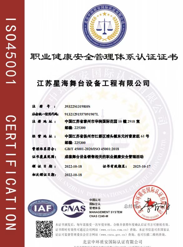 Safety Management System Certification